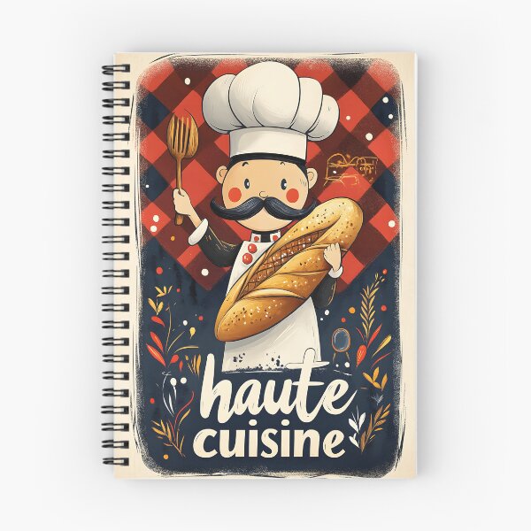 Item preview, Charming Chef with Baguette and Haute Cuisine Theme designed and sold by Artessie.