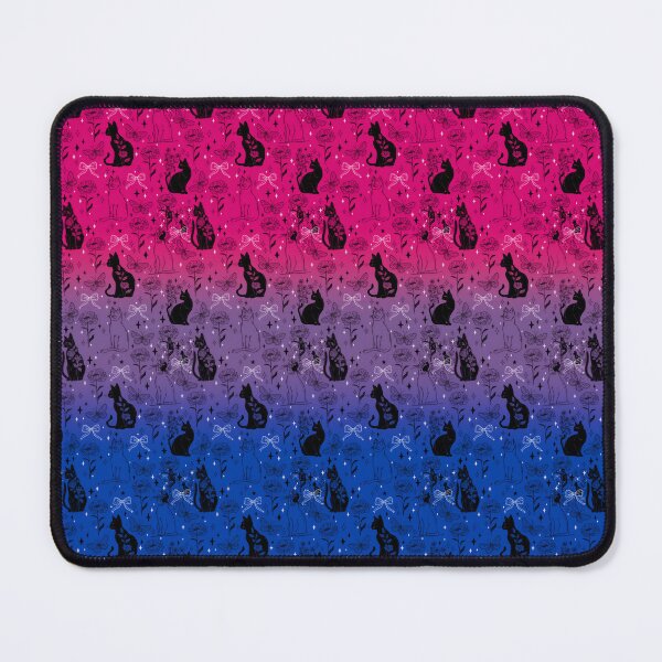 Item preview, Bisexual Pride Black Cat Witchy Magic Design designed and sold by Travelslightly.