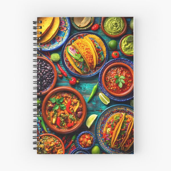 Item preview, Delicious Mexican Tacos and Colorful Ingredients designed and sold by Artessie.