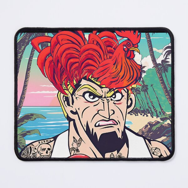 Item preview, El Gallo De Dorado Cartoon Boxer Rooster Art designed and sold by MatthewRJackson.