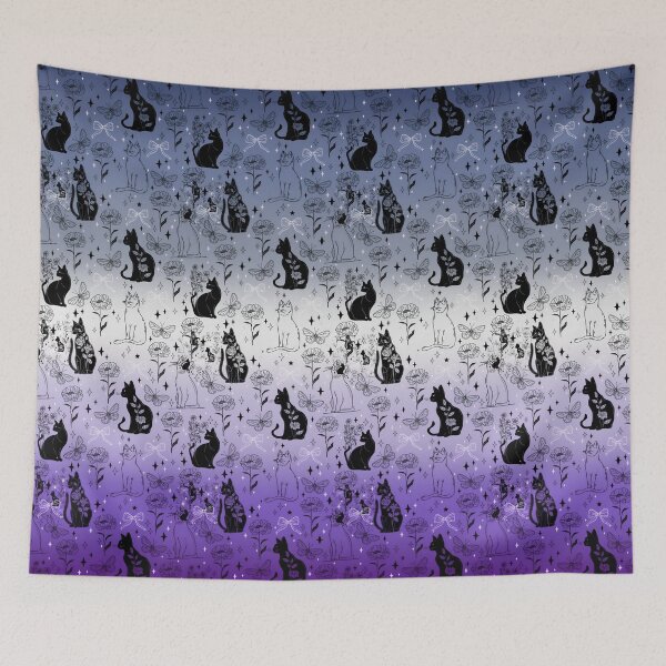 Item preview, Butch Lesbian Pride Black Cat Witchy Magic Design designed and sold by Travelslightly.