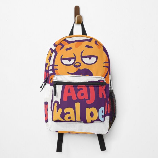 Item preview, Lazy Cat With Funny Hindi Text designed and sold by Stickerrwallah.
