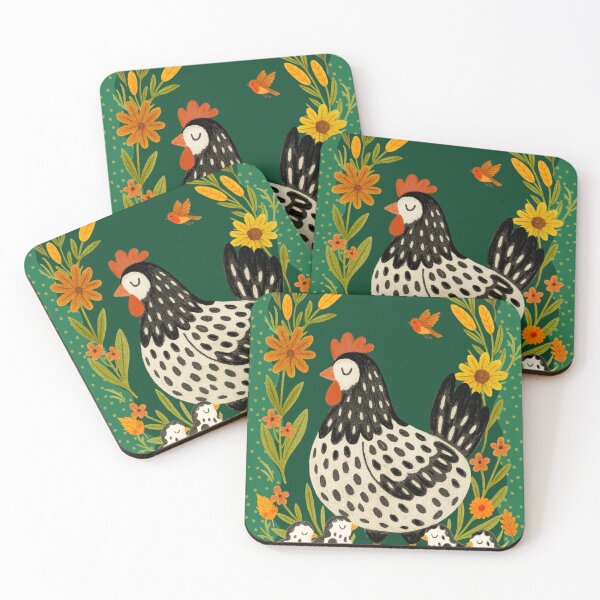 Item preview, Mother Hen, Cottagecore Cozy  illustration  designed and sold by Taika Tori Art .