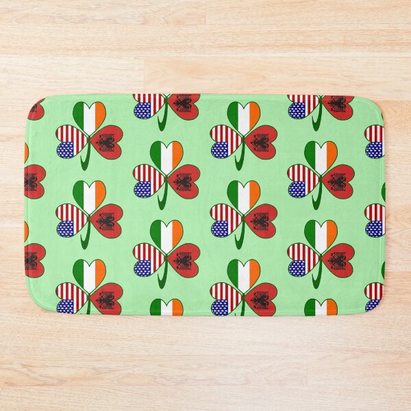 Item preview, Albania Ireland USA Flags Shamrock  designed and sold by AuntieShoe.