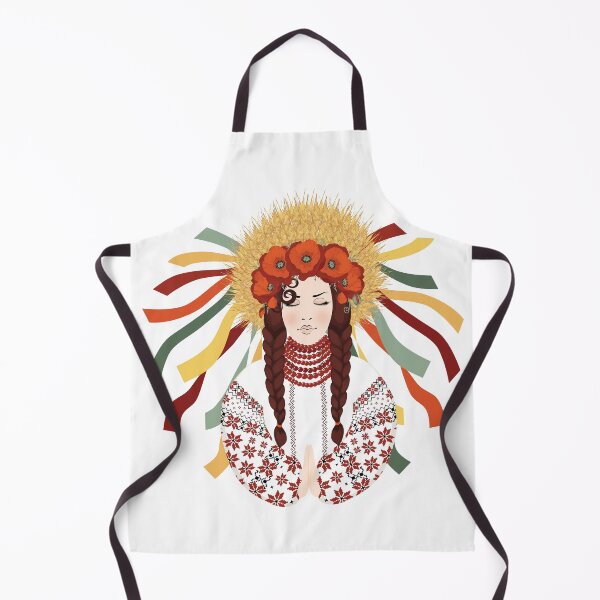 Item preview, A peaceful woman dressed in a national costume prays	 designed and sold by KosaUA.