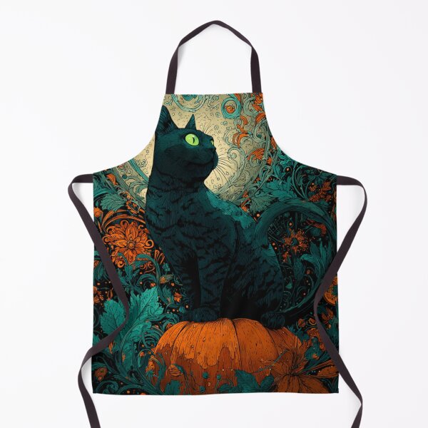 Item preview, Black Cat Haloween Pumpkin Moon Time Scene Halloween  designed and sold by GrinGalore.