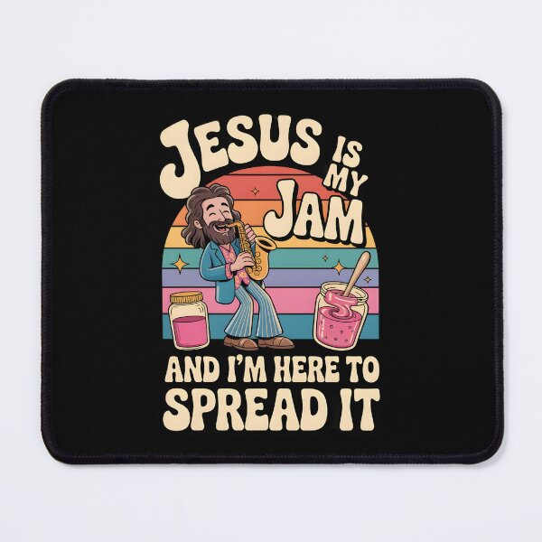 Item preview, Jesus is My Jam and Im Here to Spread It Christ Bible Gifts designed and sold by elikatti.