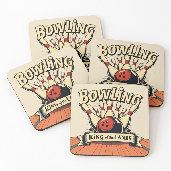 Item preview, King of the Lanes Bowling Strike Design  designed and sold by Iuqiune.