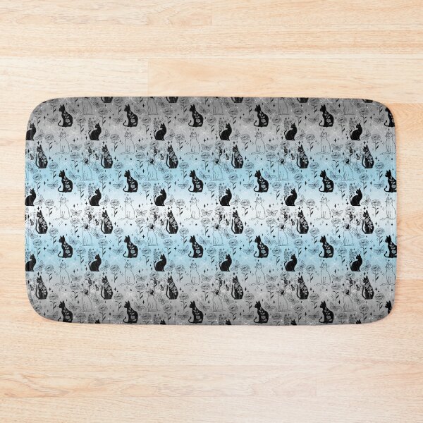 Item preview, Demiboy Pride Black Cat Witchy Magic Design designed and sold by Travelslightly.