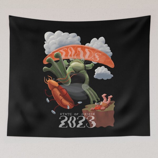 Item preview,  2023 Queensland Cane Toads - Paragliding State Of Origin designed and sold by MichaelSchale4.