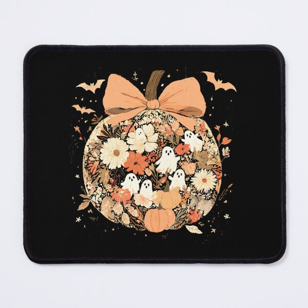 Item preview, Vintage Floral Pumpkin Ghost designed and sold by Tobiasforslund.