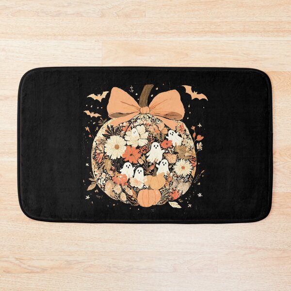 Item preview, Vintage Floral Pumpkin Ghost designed and sold by Tobiasforslund.