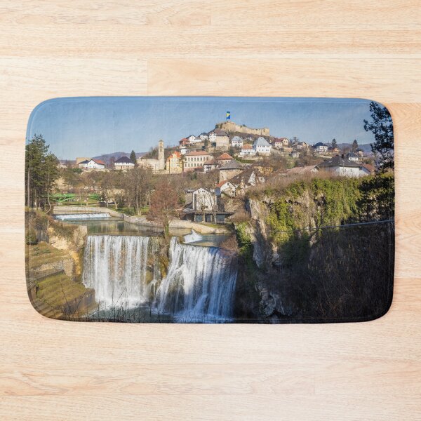 Item preview, The beautiful Jajce waterfalls in Bosnia and Herzegovina designed and sold by Two-Tickets-To.