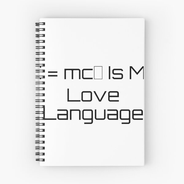 Artikelvorschau, E = mc² ist meine Liebessprache entworfen und verkauft von Ninjacatoff.