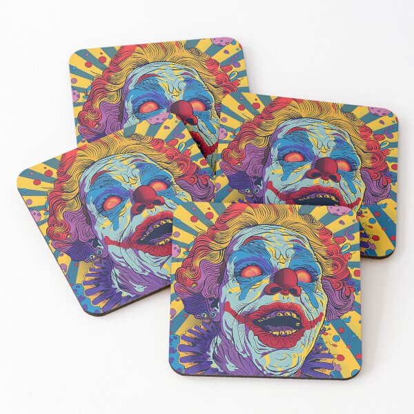 Item preview, A CLOWN PAINTED WITH FLUORESCENT COLORS designed and sold by infinitearte.