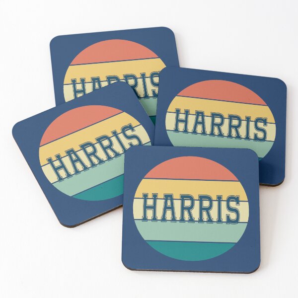 Item preview, Harris Name Retro Circle designed and sold by Jeallan Designs.