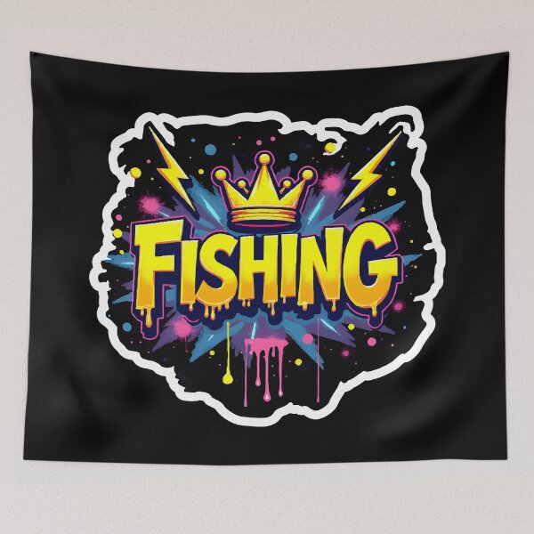 Item preview, Fishing King – Golden Crown Design for Anglers designed and sold by pixeldizajn.