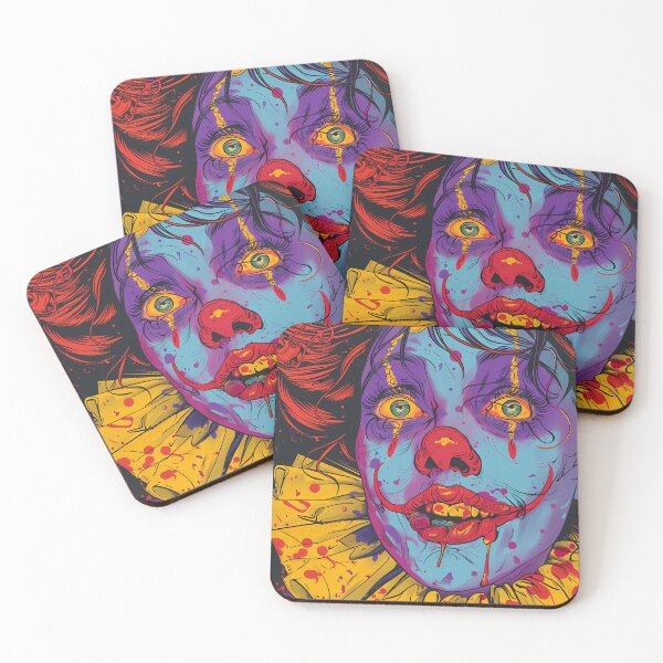 Item preview, FLUORESCENT PAINTED WOMAN CLOWN designed and sold by infinitearte.