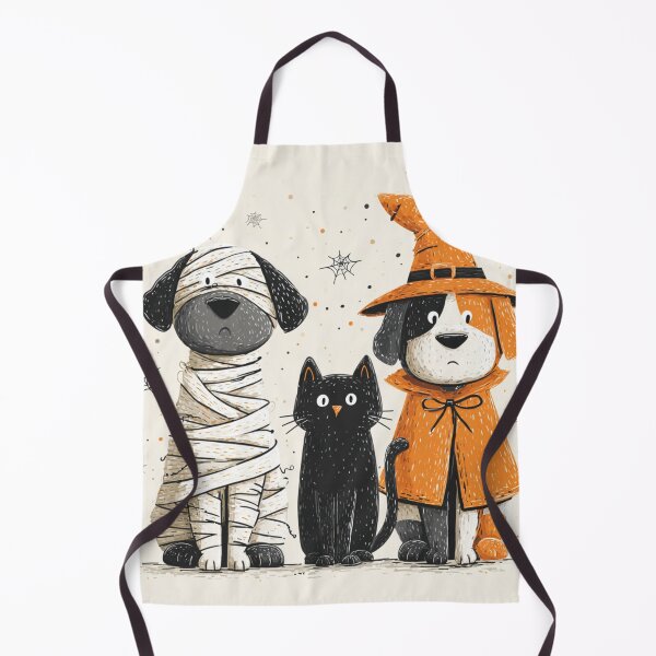 Item preview, Animals Trio Autumn Halloween Mummy Black Cat Witch  designed and sold by GrinGalore.