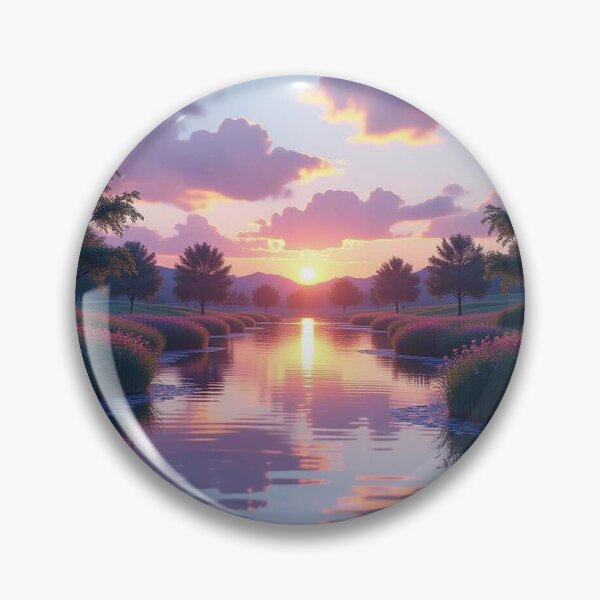 Item preview, Pastel Riverdream – Sunlight, reflection & nature’s silence in a Monet-inspired mood designed and sold by FotoworldEdel.