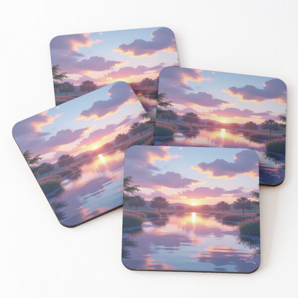 Item preview, Pastel Riverdream – Sunlight, reflection & nature’s silence in a Monet-inspired mood designed and sold by FotoworldEdel.