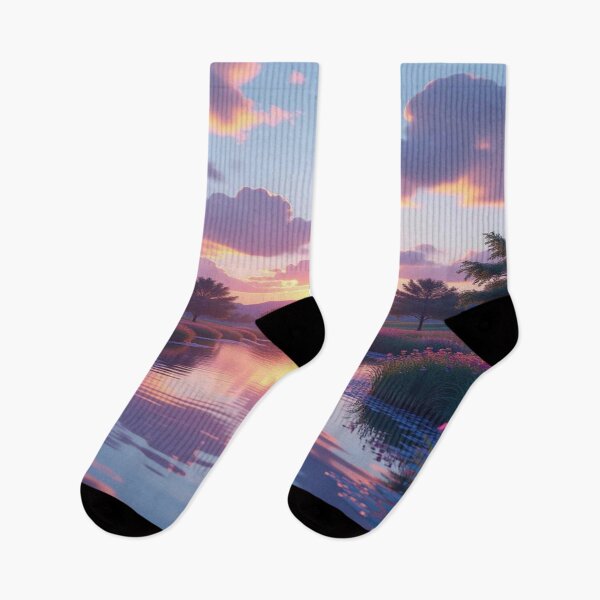 Item preview, Pastel Riverdream – Sunlight, reflection & nature’s silence in a Monet-inspired mood designed and sold by FotoworldEdel.
