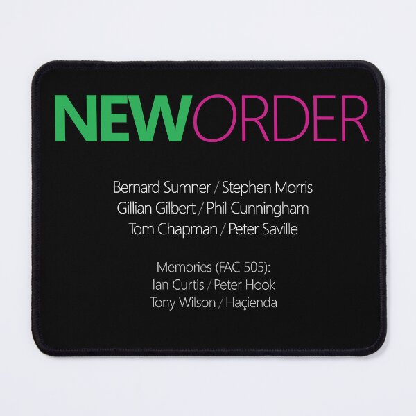 Item preview, Néw Ordér - band member names designed and sold by maboleth.