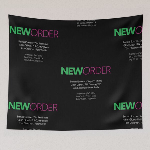 Item preview, Néw Ordér - band member names designed and sold by maboleth.