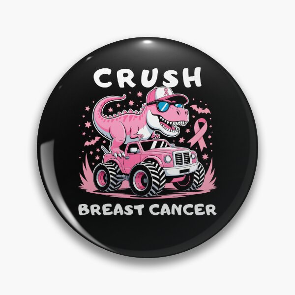 Item preview, Kids Crush Breast cancer awareness dino pink toddle boy designed and sold by Lady-Frost.