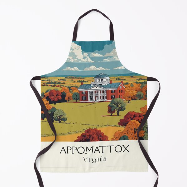 Item preview, Appomattox Virginia Vintage Travel Design | Historic Court House Art designed and sold by TuncGK.