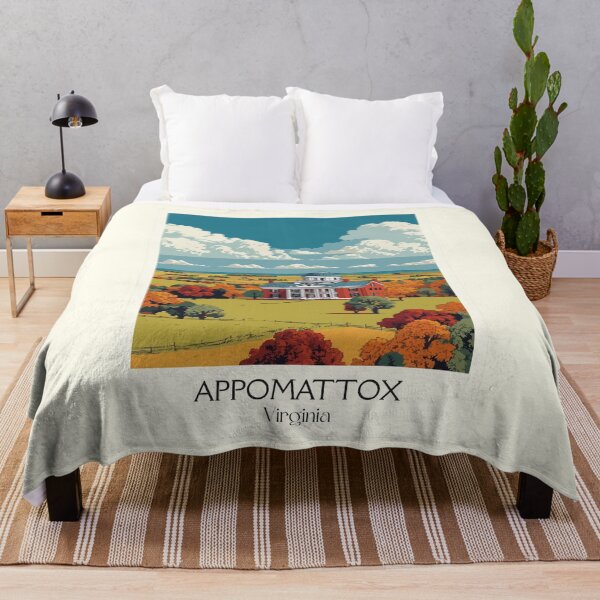 Item preview, Appomattox Virginia Vintage Travel Design | Historic Court House Art designed and sold by TuncGK.