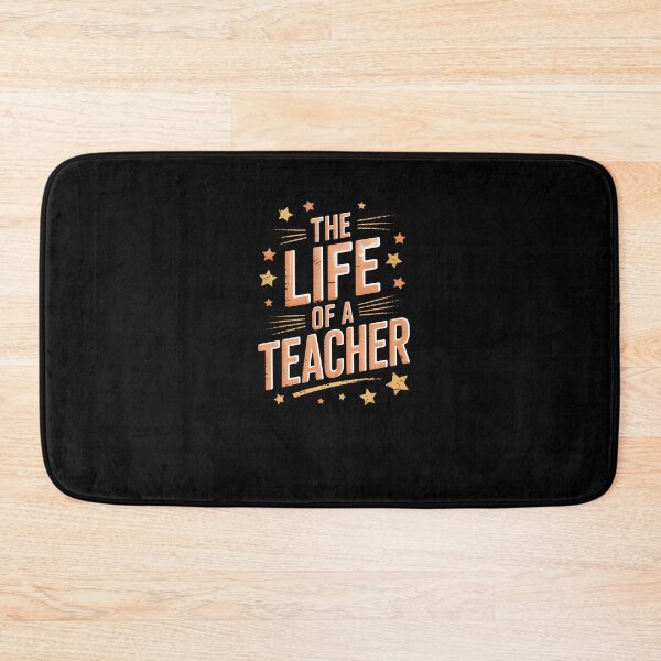 Item preview, The Life of a Teacher Vintage Typography Quote Design designed and sold by MissRasheedHam.