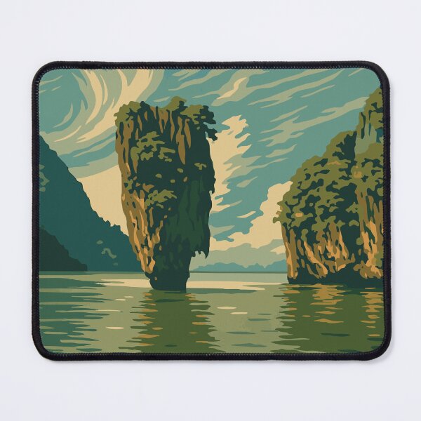 Item preview, Vintage style landscape of famous Island in Thailand. designed and sold by ColorTherapy.