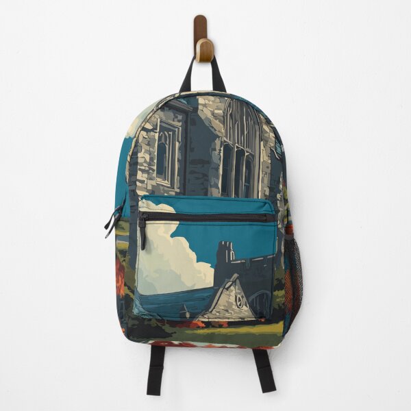 Item preview, Blacksburg Virginia Vintage Travel Art | Hokie College Town Illustration designed and sold by TuncGK.