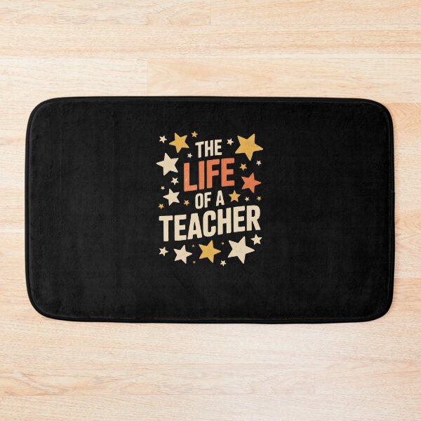 Item preview, The Life of a Teacher Vintage Typography Quote Design designed and sold by MissRasheedHam.
