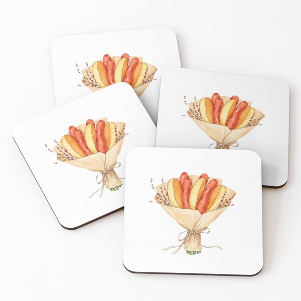 Item preview, Hotdog Bouquet flower rose tulip happy birthday cute aesthetic pretty designed and sold by CheeseBlueprint.