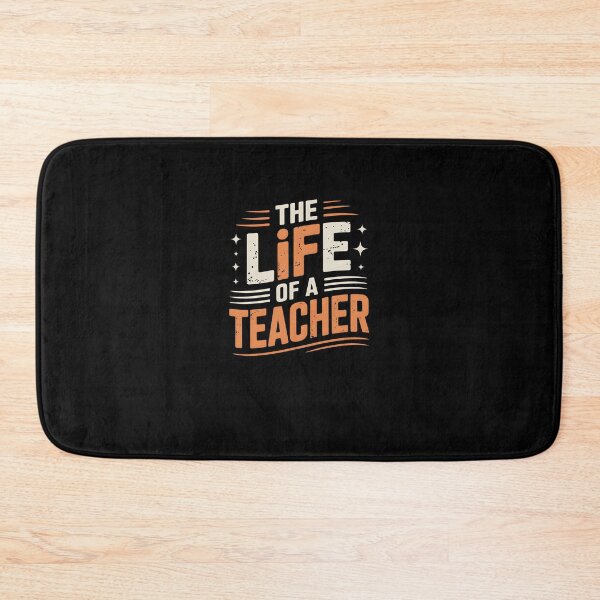 Item preview, The Life of a Teacher Vintage Typography Quote Design designed and sold by MissRasheedHam.