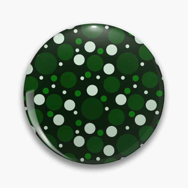 Item preview, Abstract Random Dark Green, Light Green and White Polka Dots  designed and sold by POLKAIWERX.