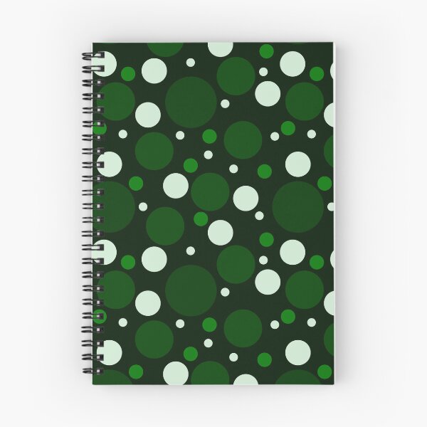Item preview, Abstract Random Dark Green, Light Green and White Polka Dots  designed and sold by POLKAIWERX.