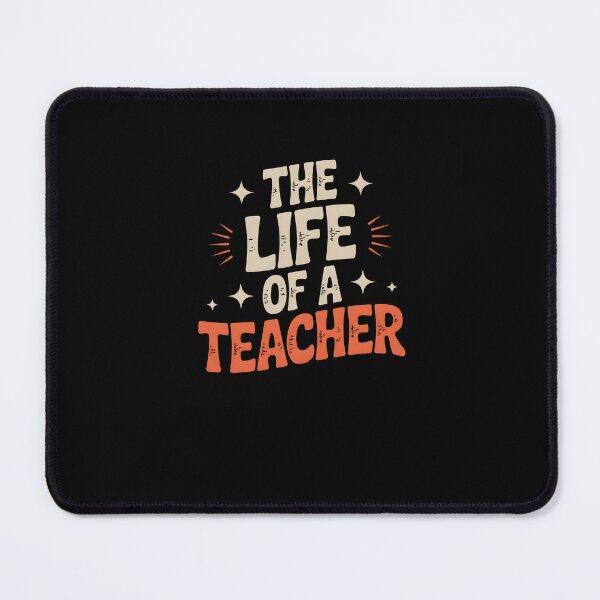 Item preview, The Life of a Teacher Vintage Typography Quote Design designed and sold by MissRasheedHam.