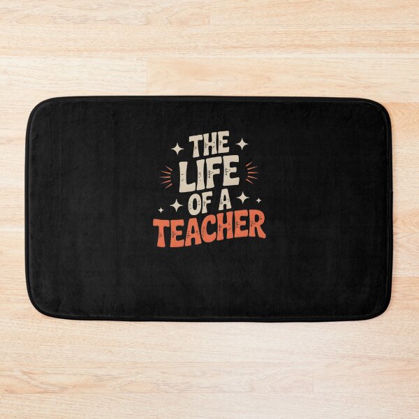 Item preview, The Life of a Teacher Vintage Typography Quote Design designed and sold by MissRasheedHam.