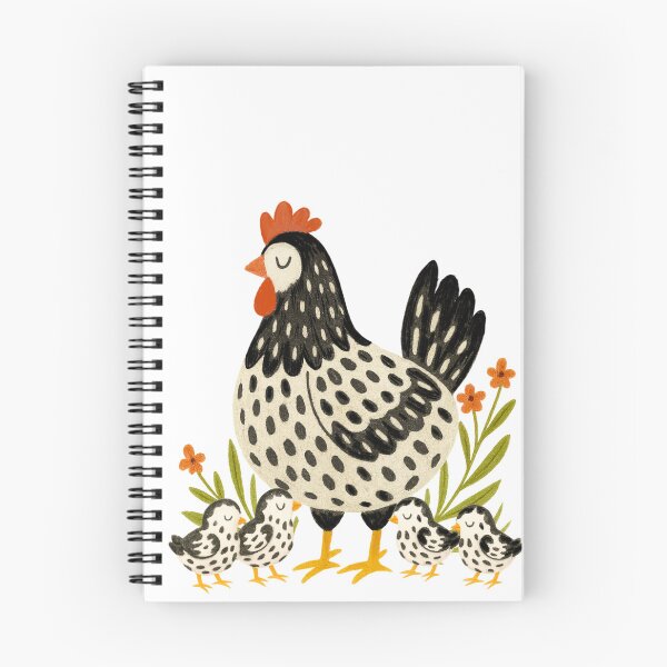 Item preview, Cottagecore hen with chicks Sticker  designed and sold by Taika Tori Art .