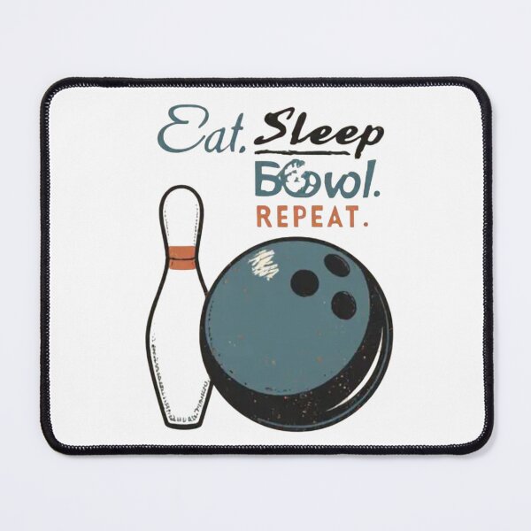 Item preview, Eat Sleep Bowl Repeat – Vintage Bowling Tee designed and sold by Iuqiune.