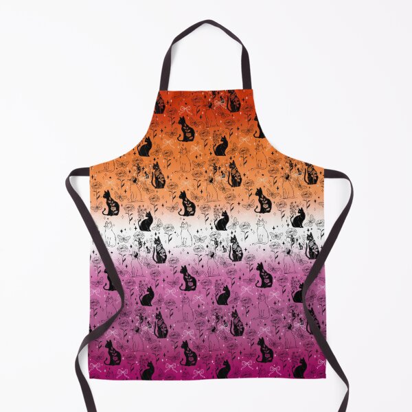 Item preview, Lesbian Pride Black Cat Witchy Magic Design designed and sold by Travelslightly.
