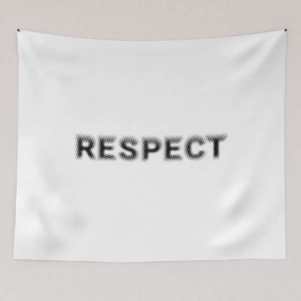 Item preview, RESPECT – Striking halftone look with a strong message designed and sold by Sim-PX.