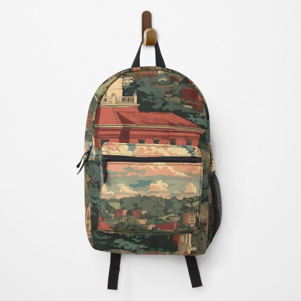 Item preview, Lynchburg Virginia Vintage Travel Art | The Hill City Illustration designed and sold by TuncGK.