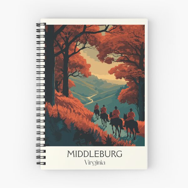 Item preview, Middleburg Virginia Vintage Travel Art | Hunt Country Equestrian Design designed and sold by TuncGK.