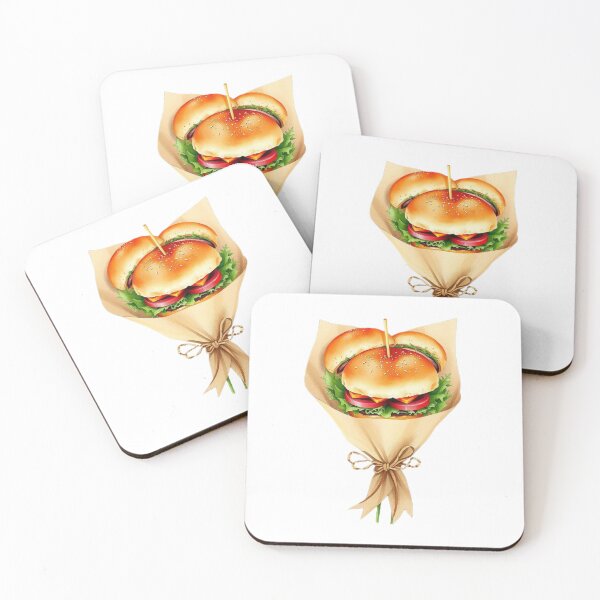 Item preview, Hamburger Bouquet flower rose tulip happy birthday cute aesthetic pretty designed and sold by CheeseBlueprint.