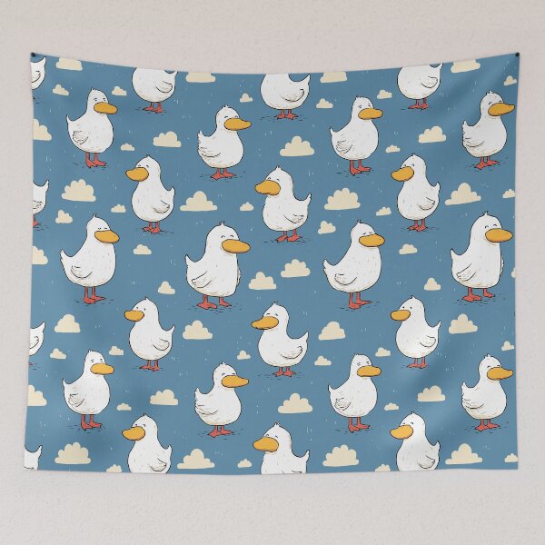 Item preview, Playful Duck Pattern designed and sold by bapupa.