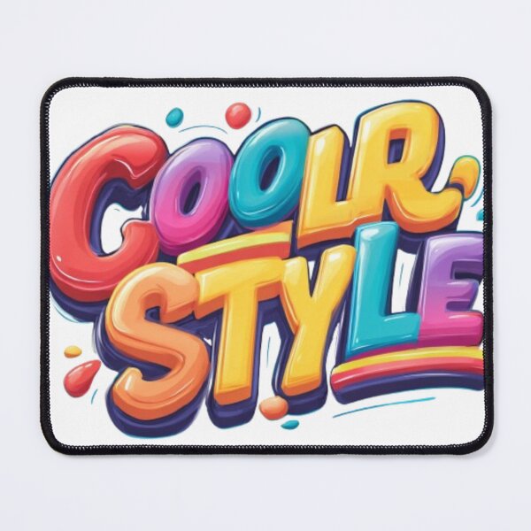 Item preview, Cool Style – Colorful Typography Design designed and sold by AlexLineArt.